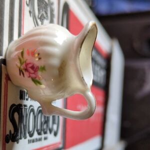 Floral Miniature Porcelain Pitcher